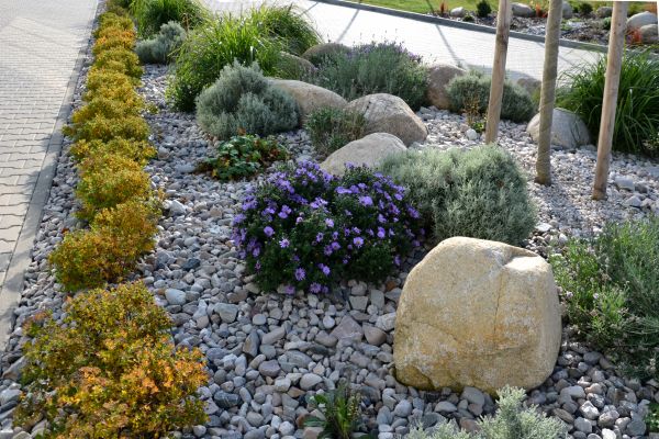 Decorative Rock Installation in Gig Harbor